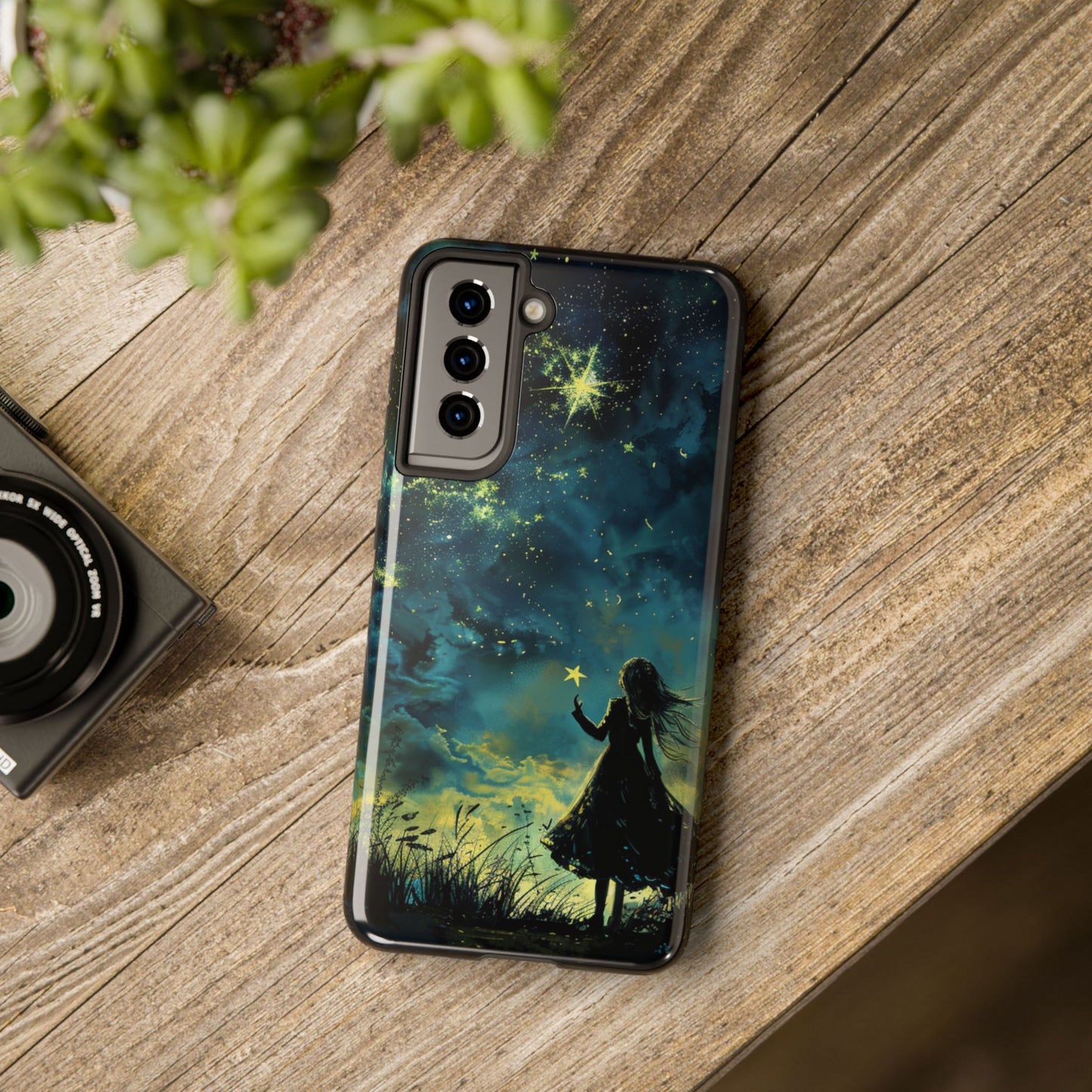 iPhone Android Wishing Star Girl Phone Case