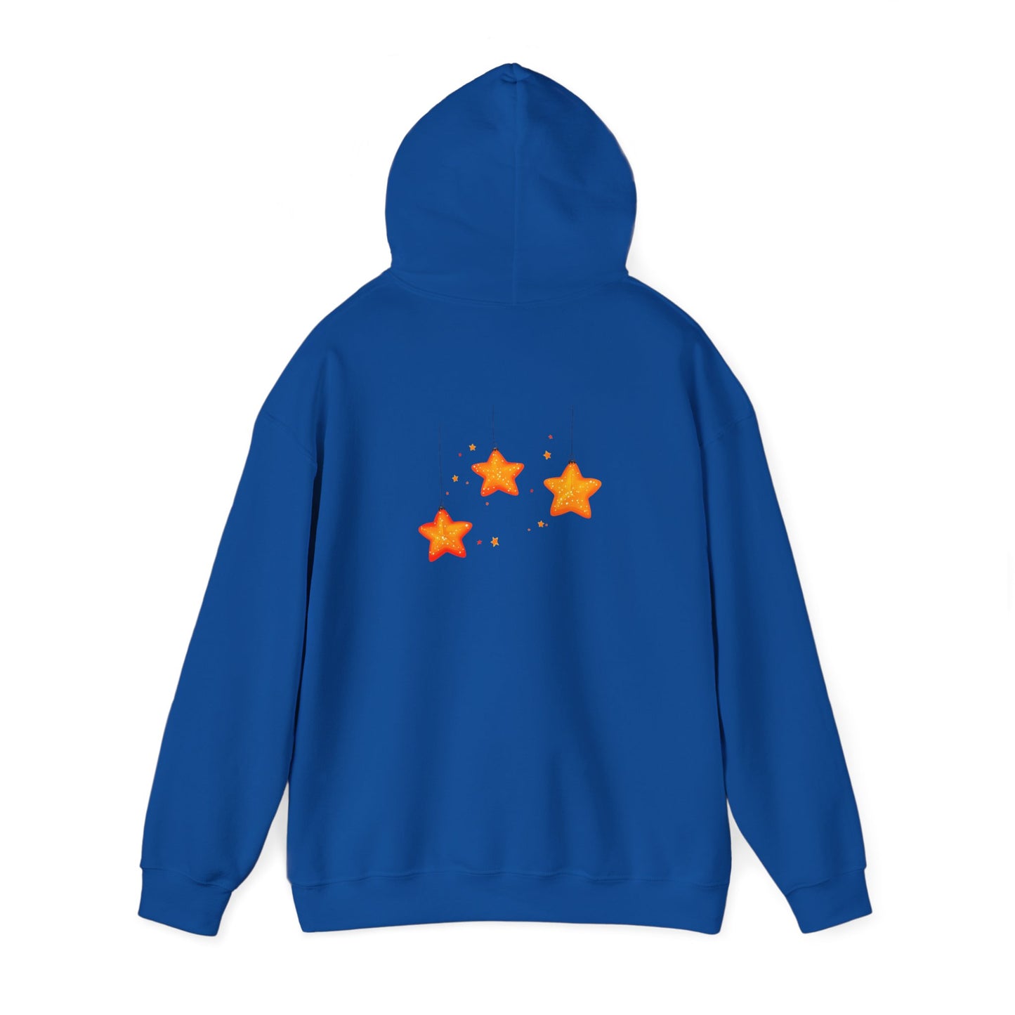 Cute Christmas Starry Ornaments Girl Unisex Heavy Blend™ Hooded Sweatshirt