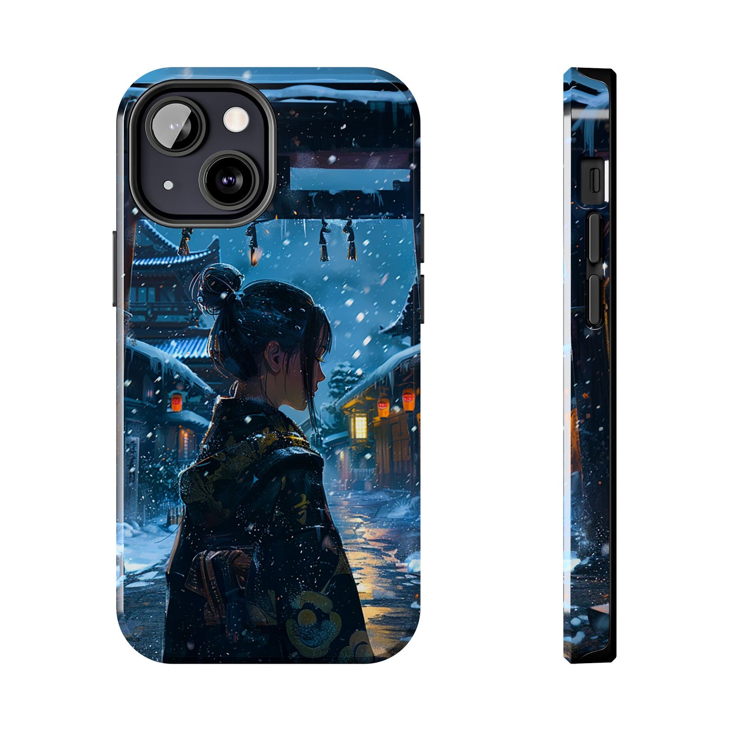 Snowy Japanese Village Tough Phone Case iPhone Android