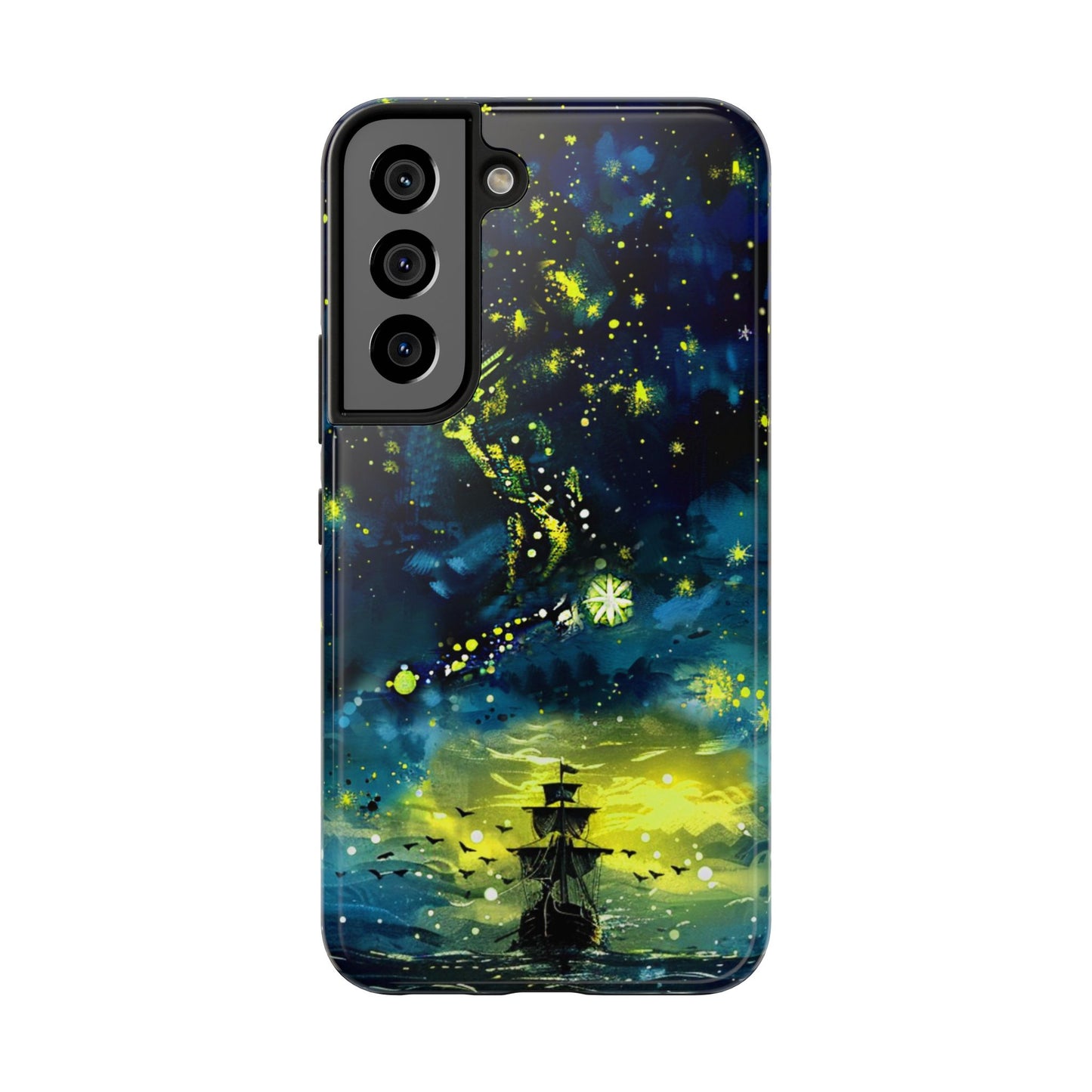 iPhone Android Starry Sky Lost Pirate Ship Phone Case