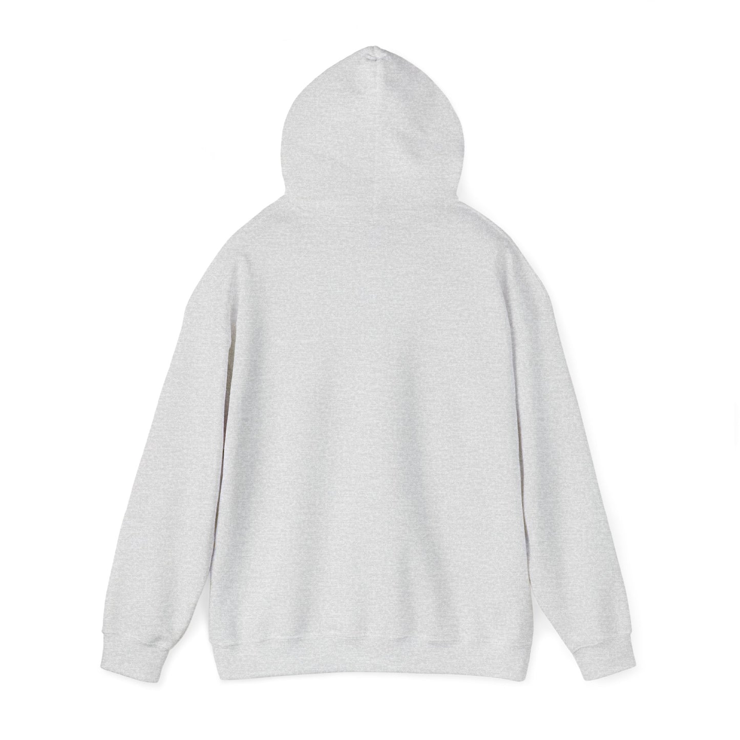 Anime Summer-Themed Unisex Heavy Blendâ„¢ Hooded Sweatshirt with Art of Girl & Coconut Tree under a Shooting Star - Warm Tropical Vibes