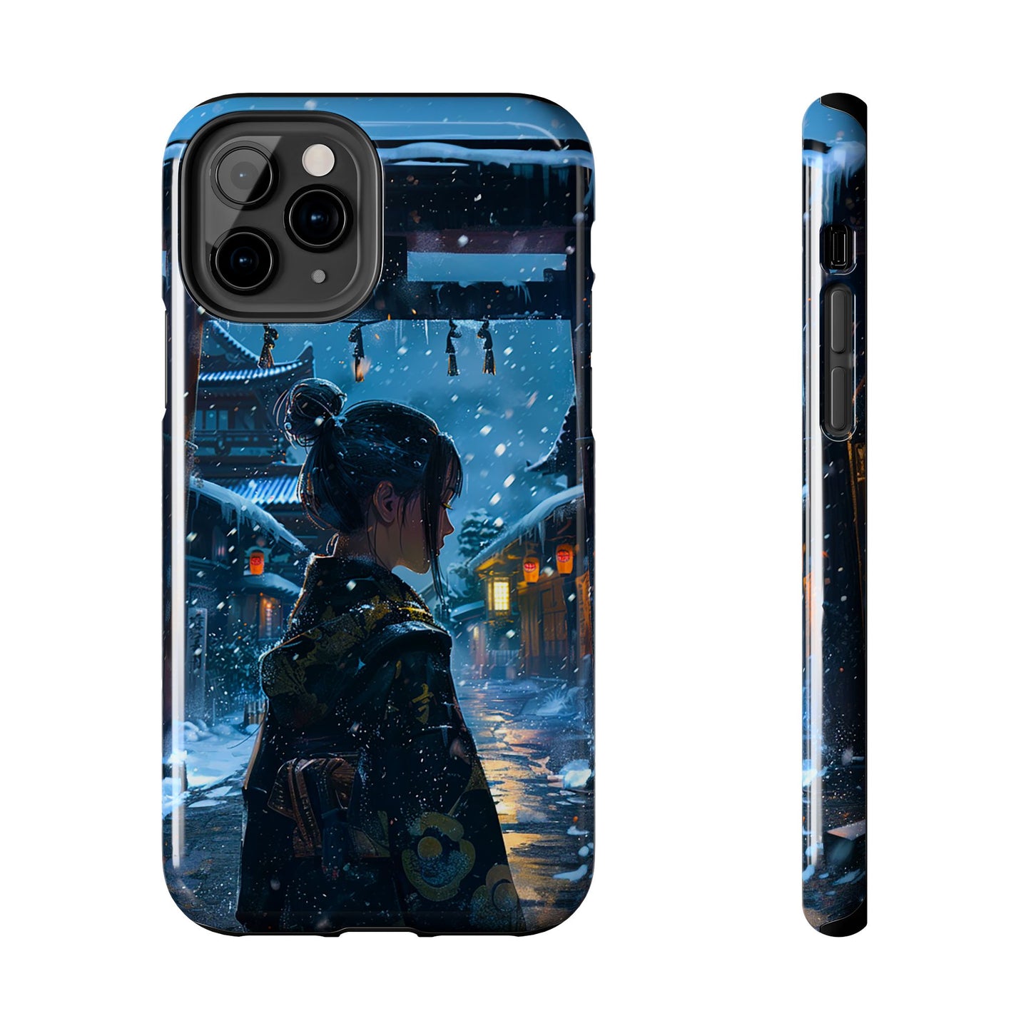 Snowy Japanese Village Tough Phone Case iPhone Android