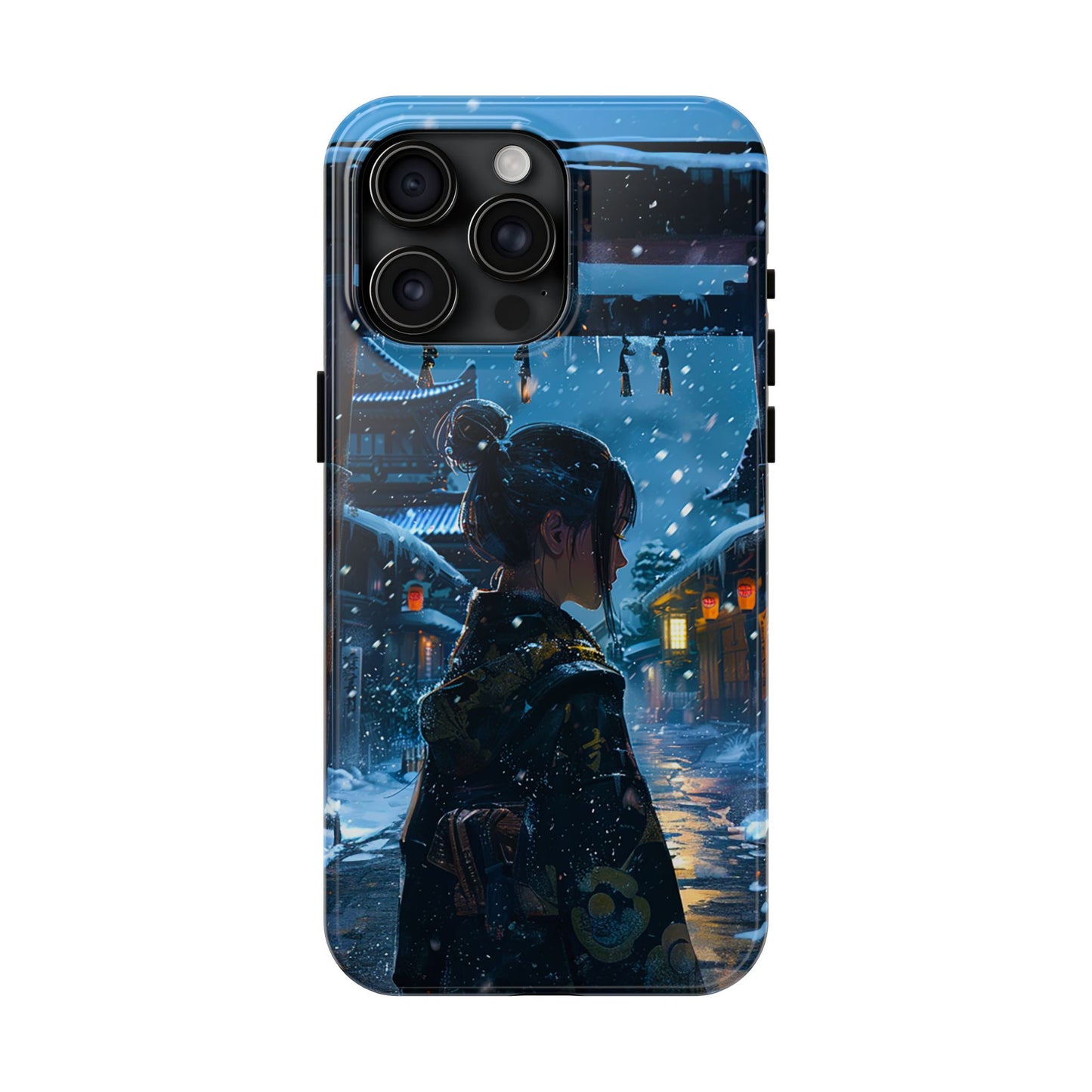 Snowy Japanese Village Tough Phone Case iPhone Android