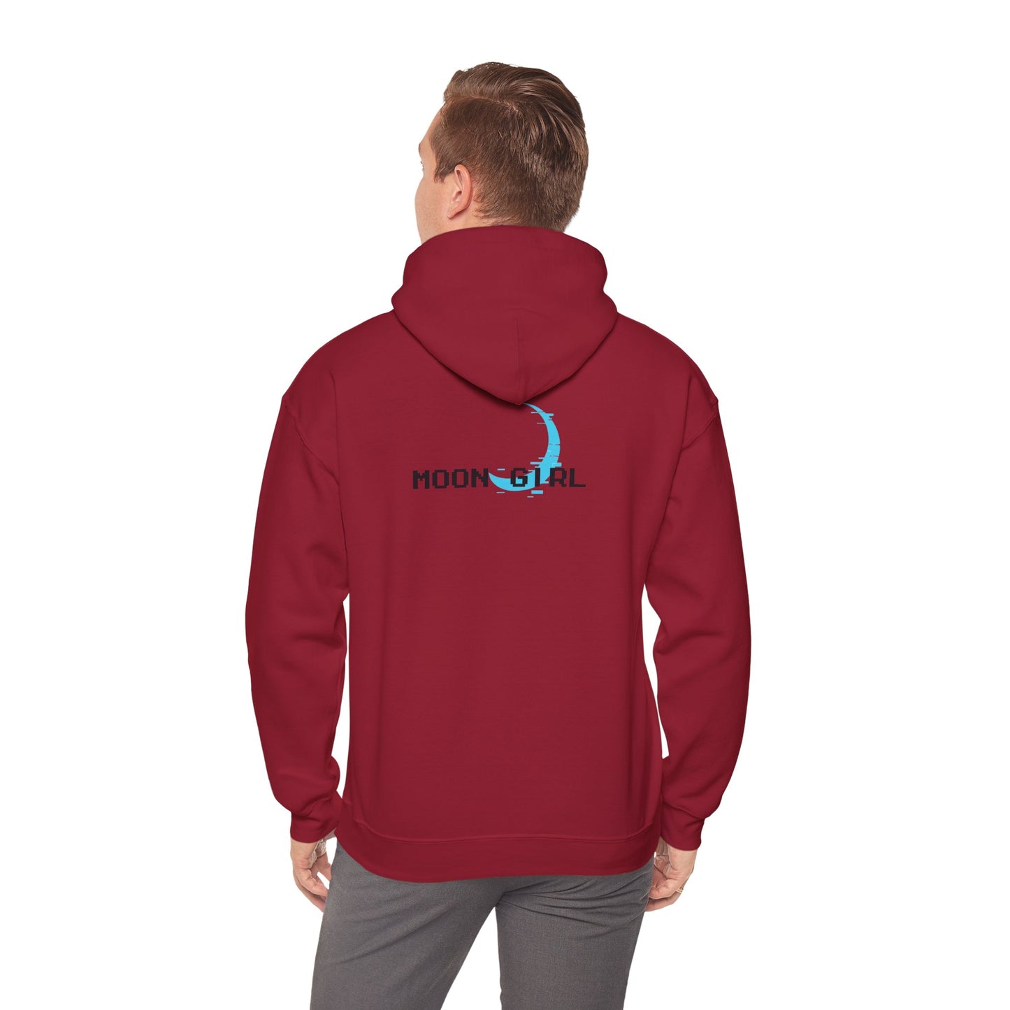 Fantasy Moon Girl Torchbearer Unisex Heavy Blend™ Hooded Sweatshirt