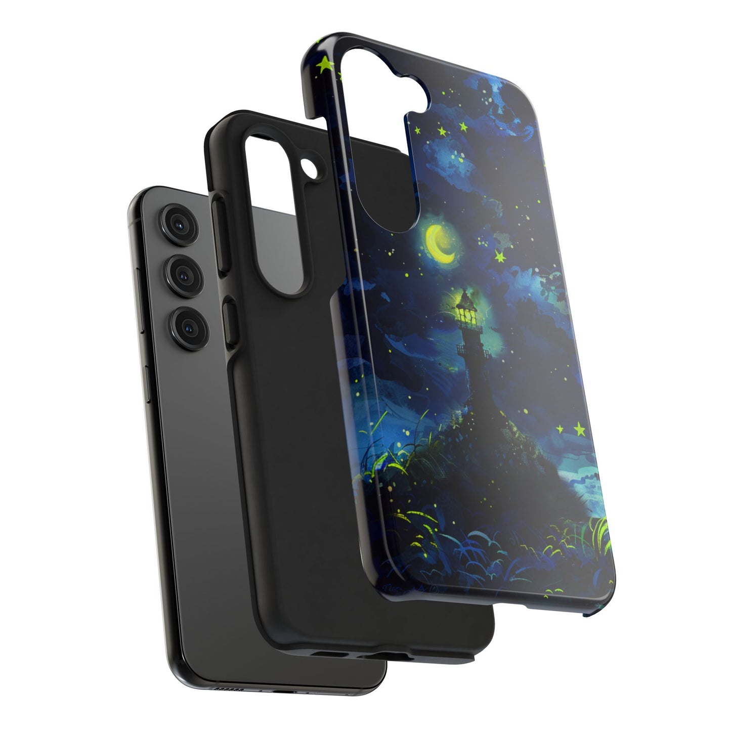 iPhone Android Moonlight Lighthouse Phone Case