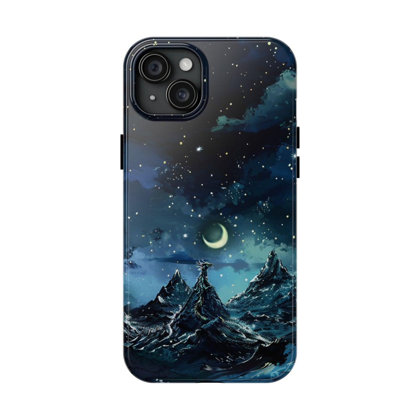 iPhone Android Fantasy Snowy Mountain Dragon Phone Case