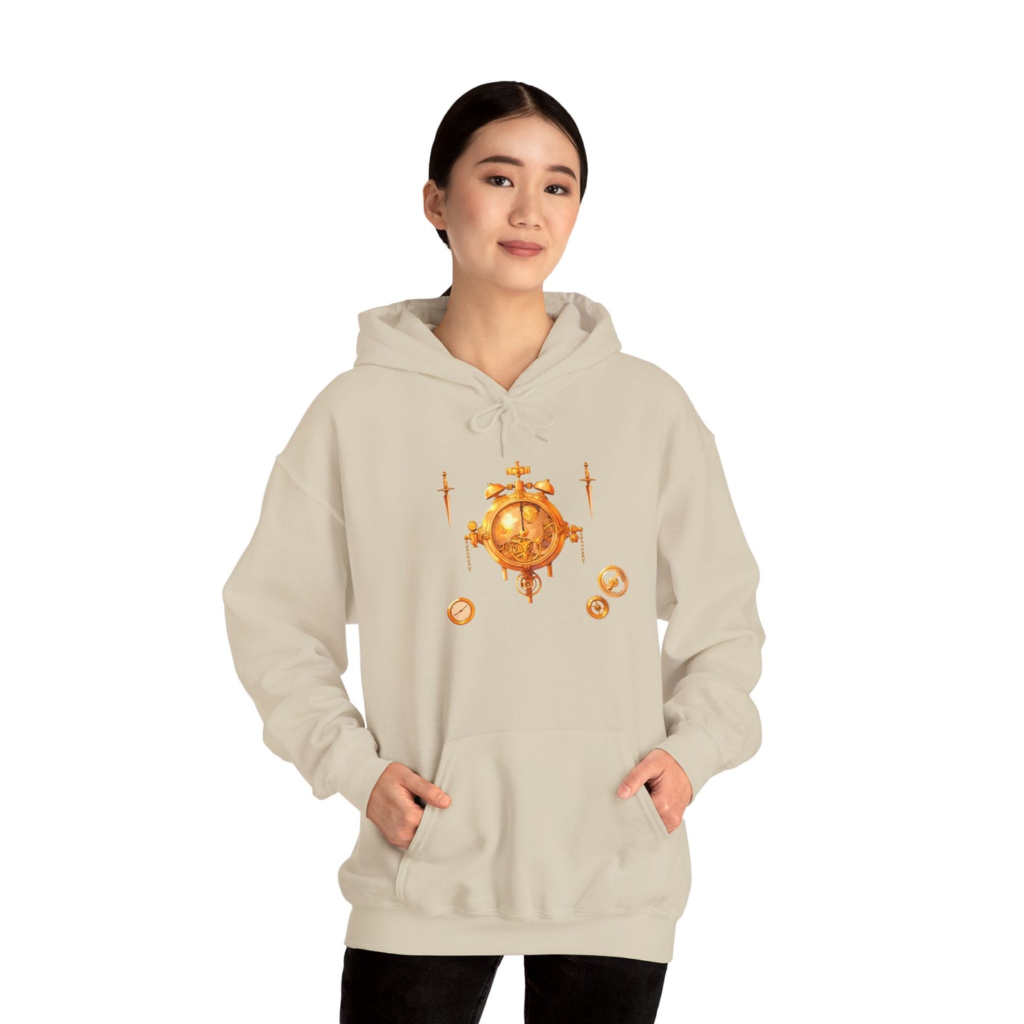 Steampunk Clocks and Gears Unisex Heavy Blend™ Hooded Sweatshirt