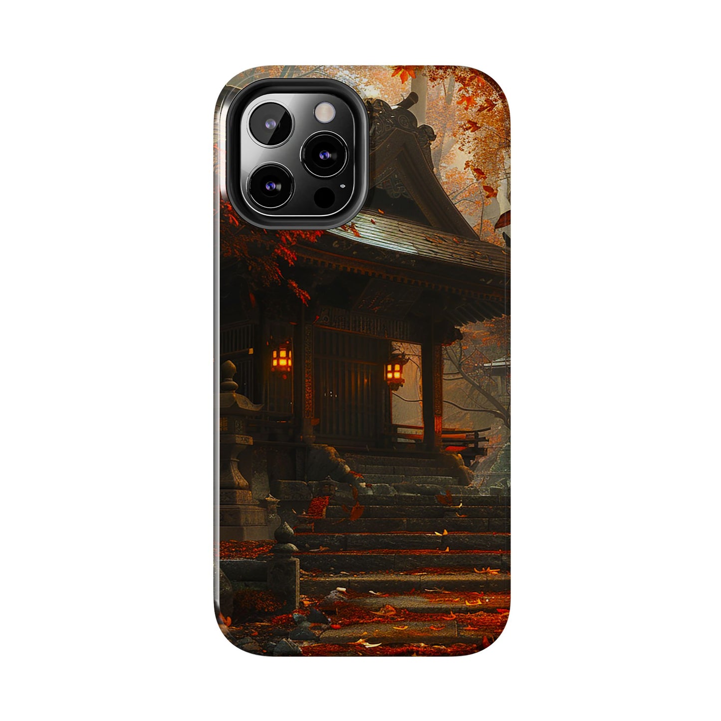 Japanese Autumn Shinto Shrine Tough Phone Case