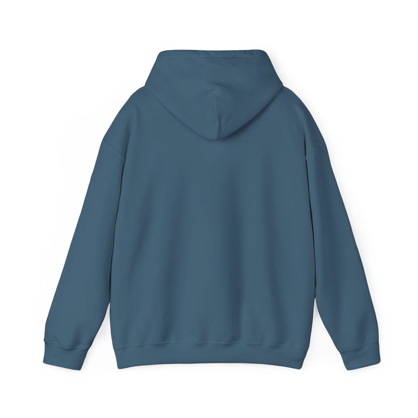 Anime Summer-Themed Unisex Heavy Blendâ„¢ Hooded Sweatshirt with Art of Girl & Coconut Tree under a Shooting Star - Warm Tropical Vibes