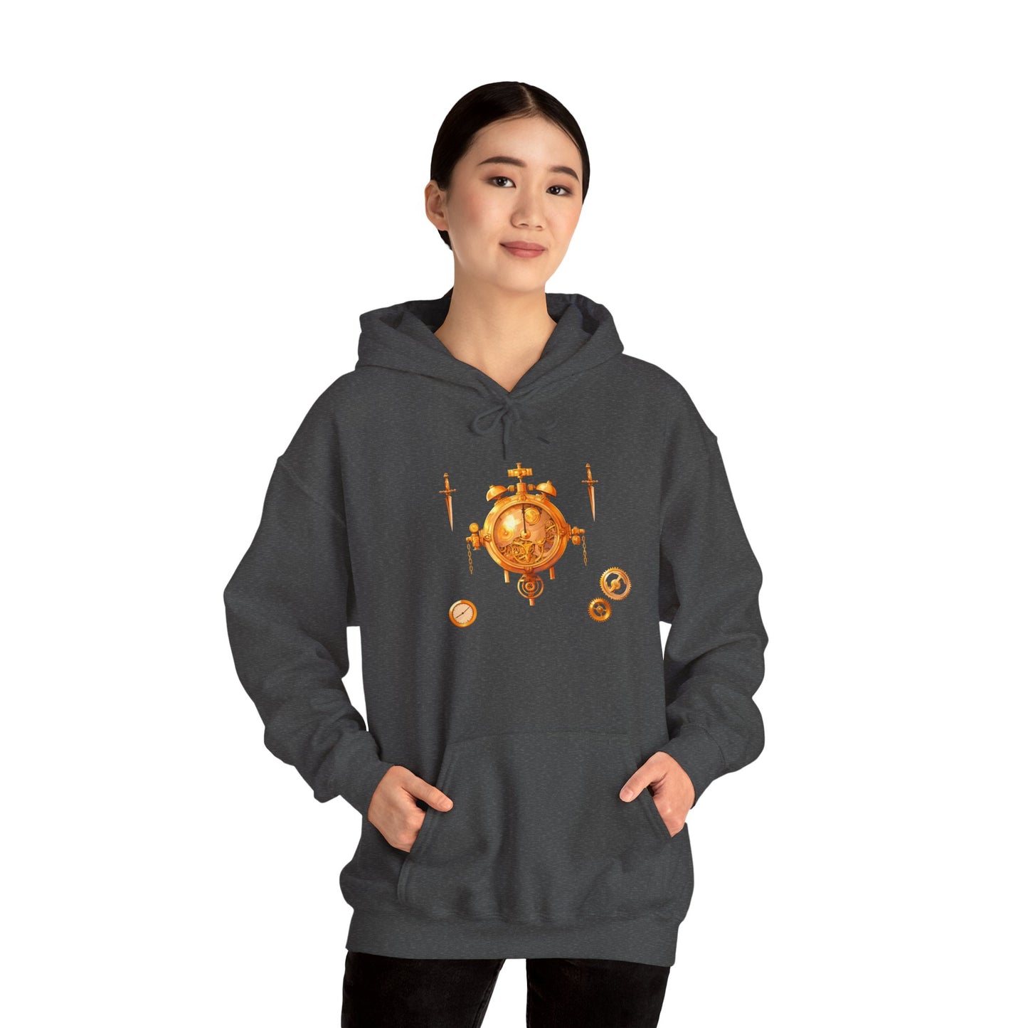 Steampunk Clocks and Gears Unisex Heavy Blend™ Hooded Sweatshirt