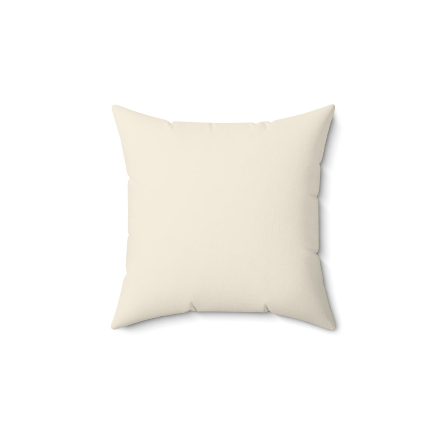 Christmas Cat with Ducks Spun Polyester Square Pillow