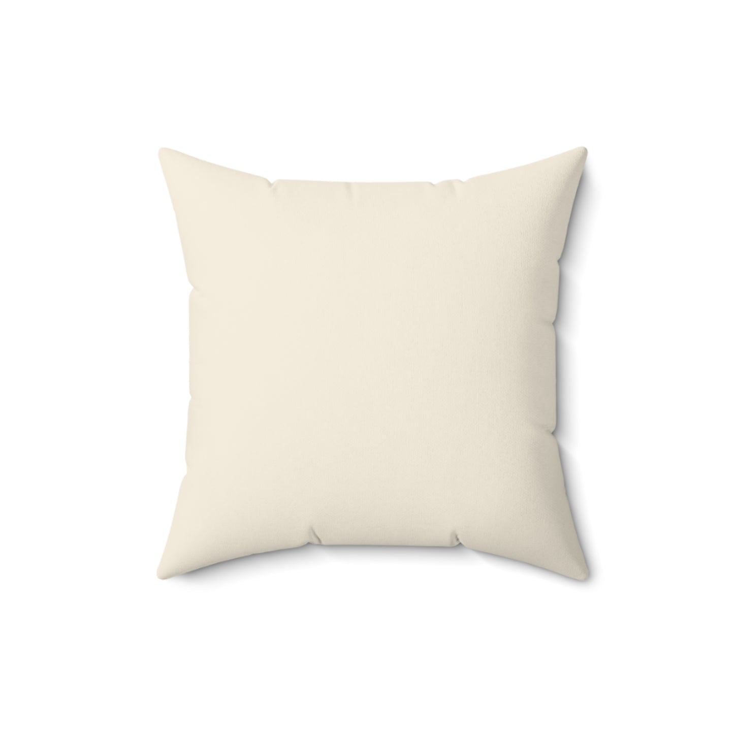 Christmas Cat with Ducks Spun Polyester Square Pillow
