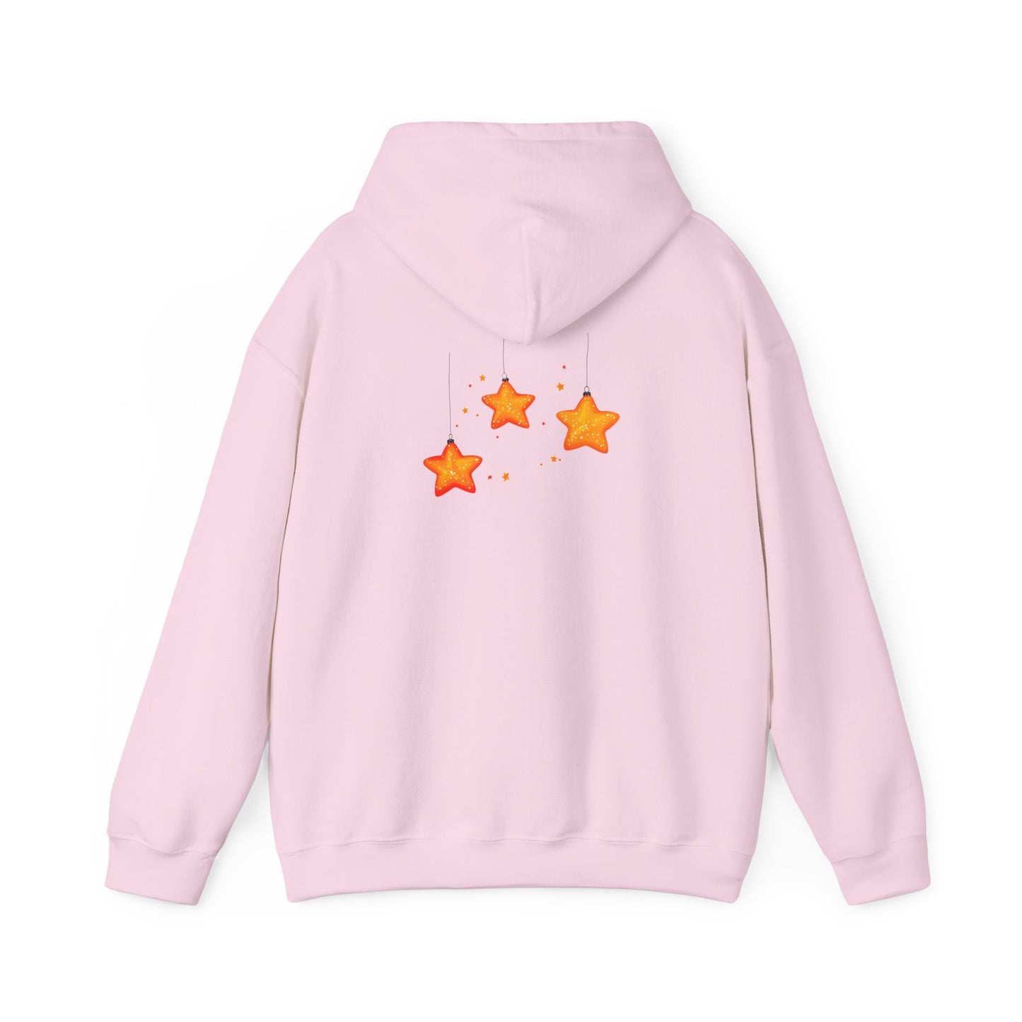 Cute Christmas Starry Ornaments Girl Unisex Heavy Blend™ Hooded Sweatshirt