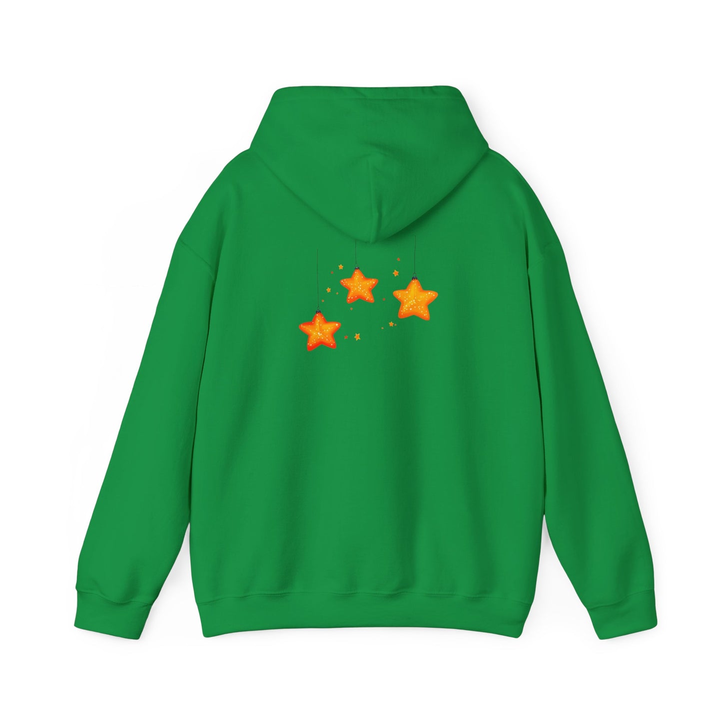 Cute Christmas Starry Ornaments Girl Unisex Heavy Blend™ Hooded Sweatshirt