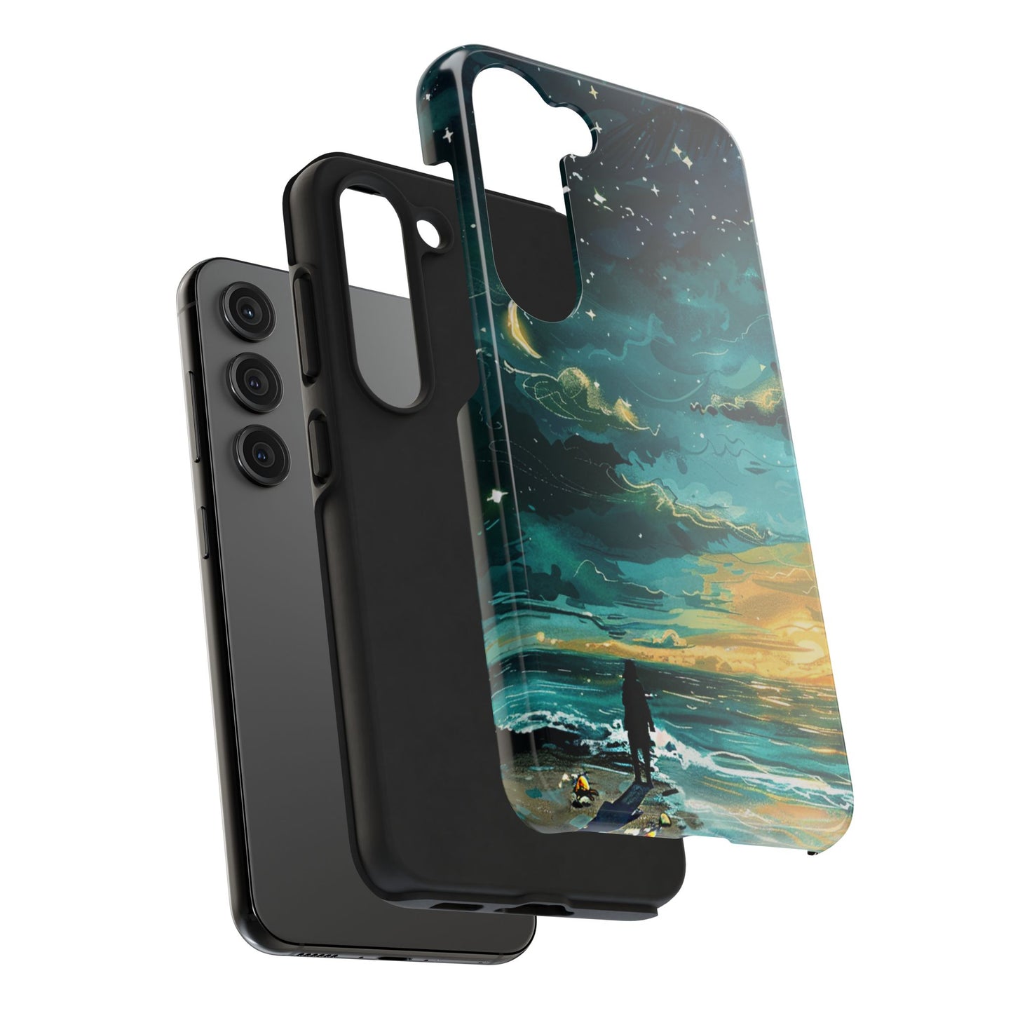 iPhone Android Faraway Warm Tropical Beach Phone Case
