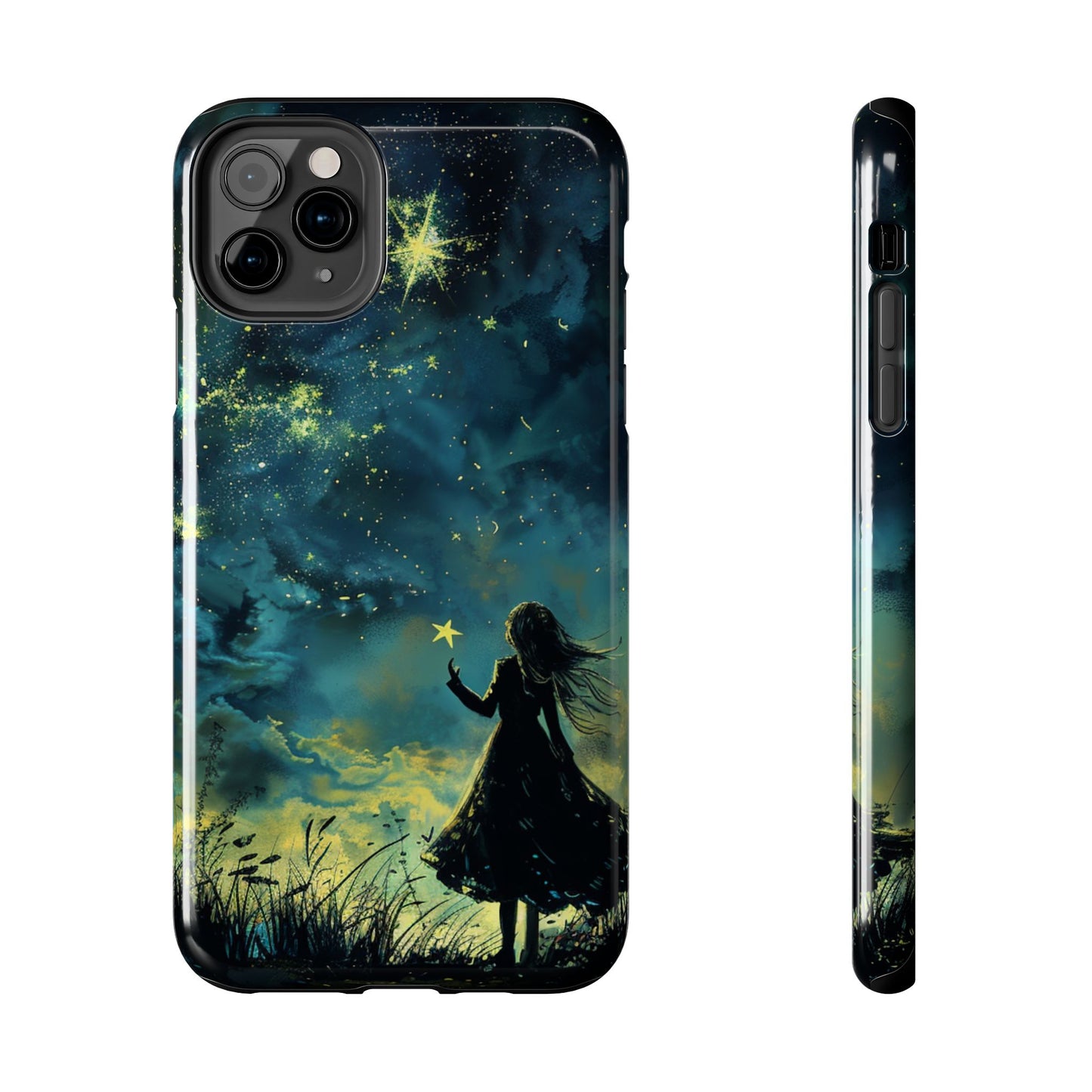 iPhone Android Wishing Star Girl Phone Case