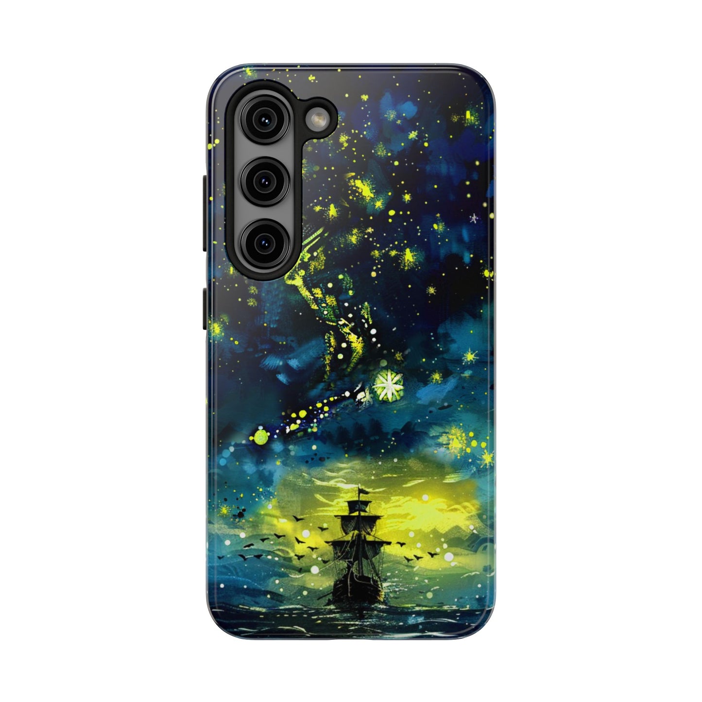 iPhone Android Starry Sky Lost Pirate Ship Phone Case
