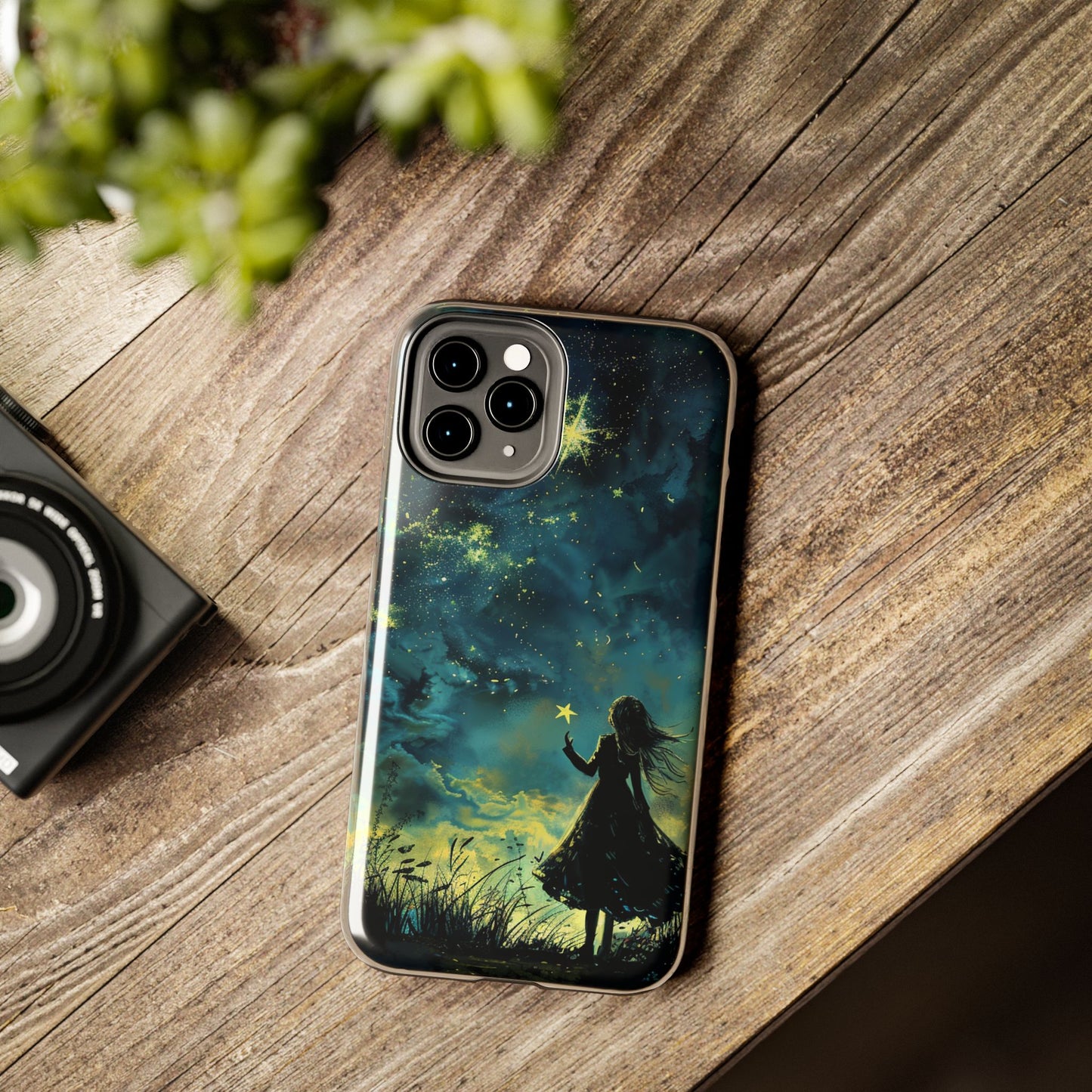iPhone Android Wishing Star Girl Phone Case
