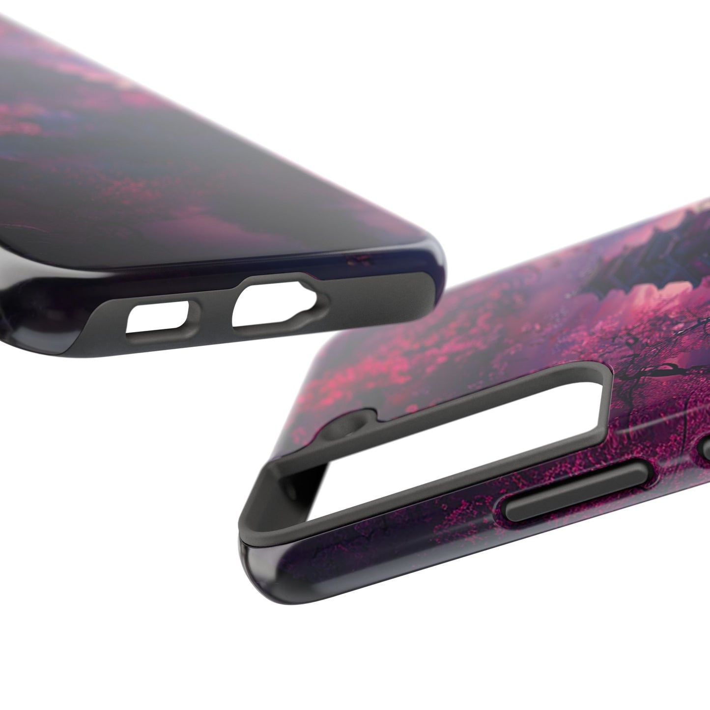 Japanese Cherry Blossum Castle Tough Phone Case iPhone Android
