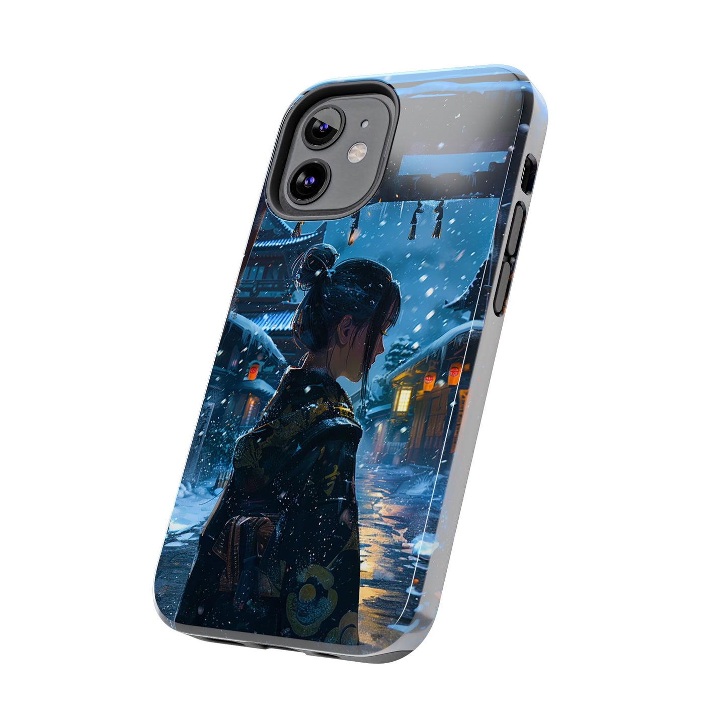 Snowy Japanese Village Tough Phone Case iPhone Android