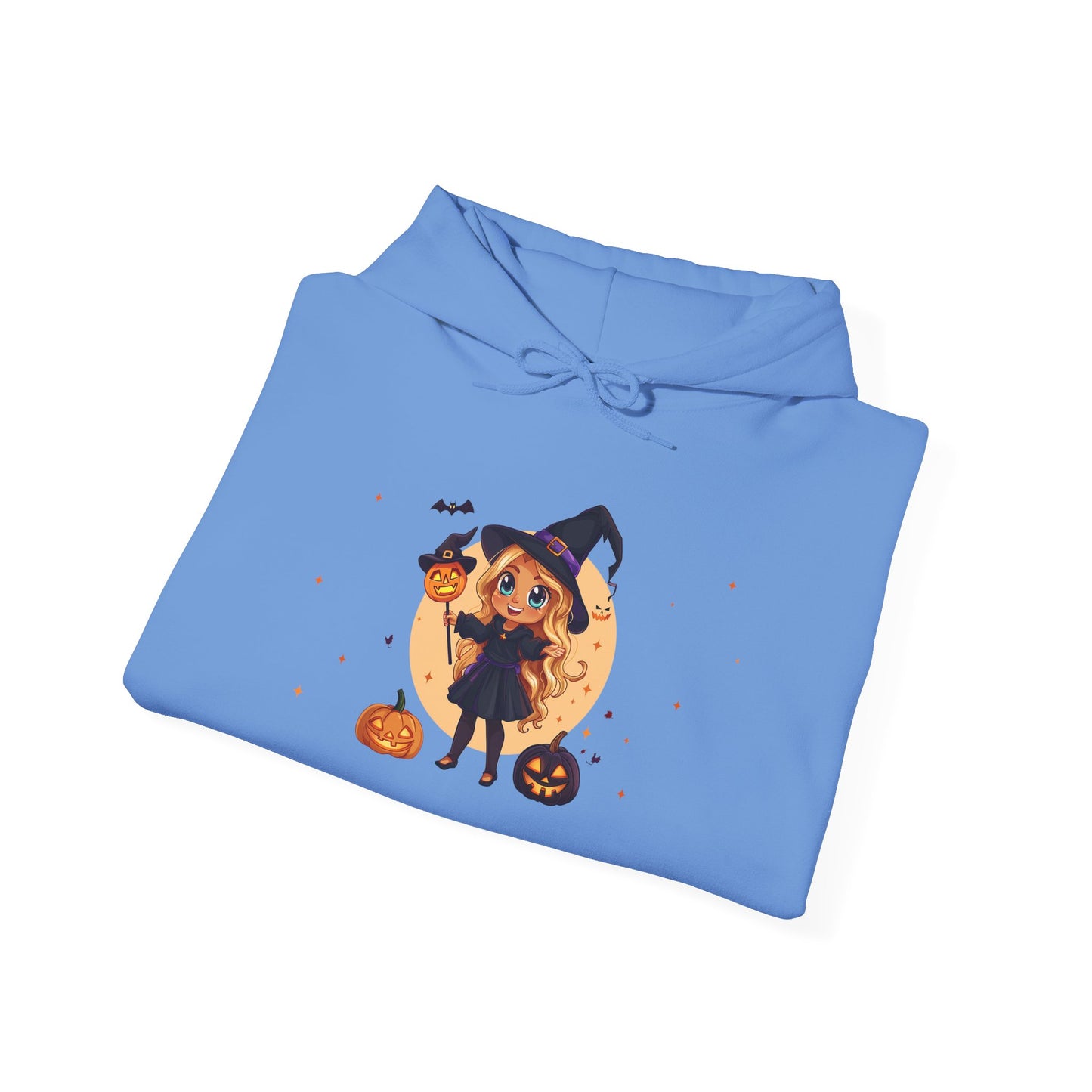 Cute Halloween Magician Girl Unisex Heavy Blend™ Hooded Sweatshirt