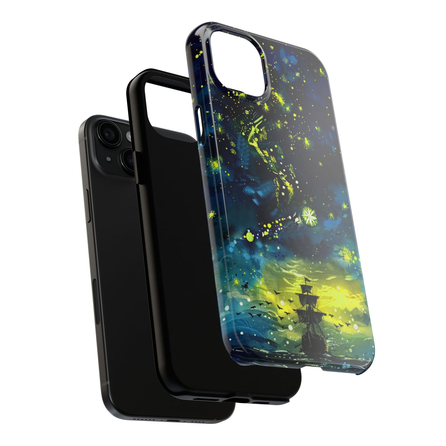 iPhone Android Starry Sky Lost Pirate Ship Phone Case