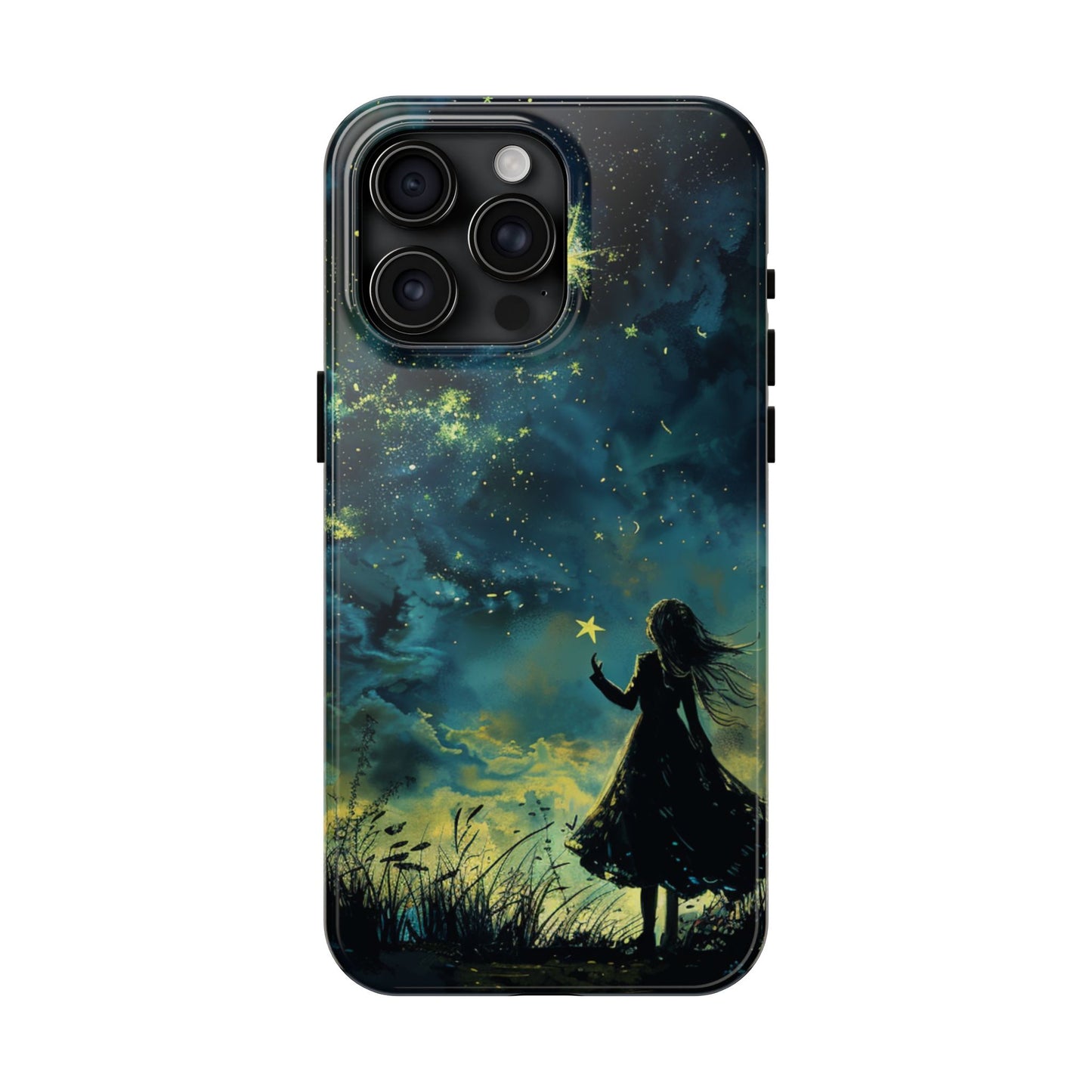 iPhone Android Wishing Star Girl Phone Case