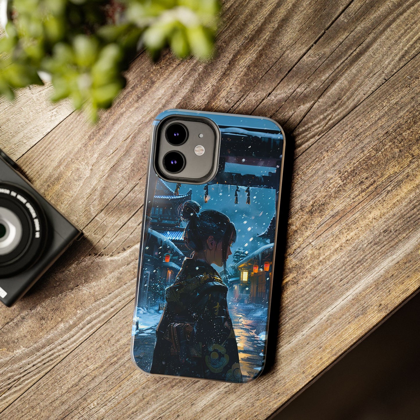Snowy Japanese Village Tough Phone Case iPhone Android