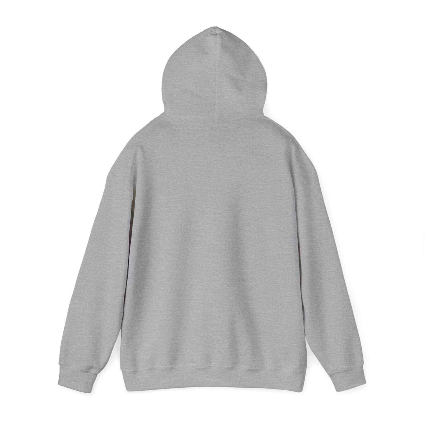 Anime Summer-Themed Unisex Heavy Blendâ„¢ Hooded Sweatshirt with Art of Girl & Coconut Tree under a Shooting Star - Warm Tropical Vibes