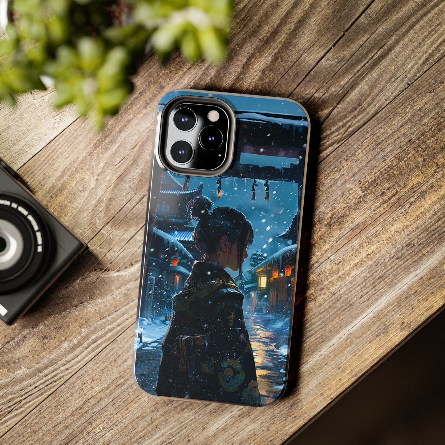 Snowy Japanese Village Tough Phone Case iPhone Android