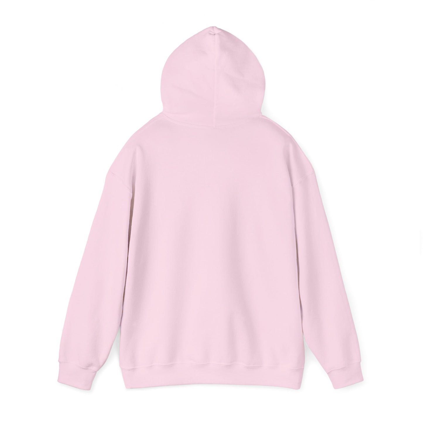 Anime Summer-Themed Unisex Heavy Blendâ„¢ Hooded Sweatshirt with Art of Girl & Coconut Tree under a Shooting Star - Warm Tropical Vibes