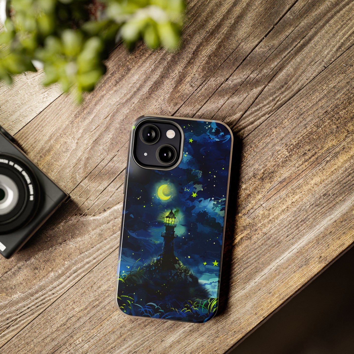 iPhone Android Moonlight Lighthouse Phone Case