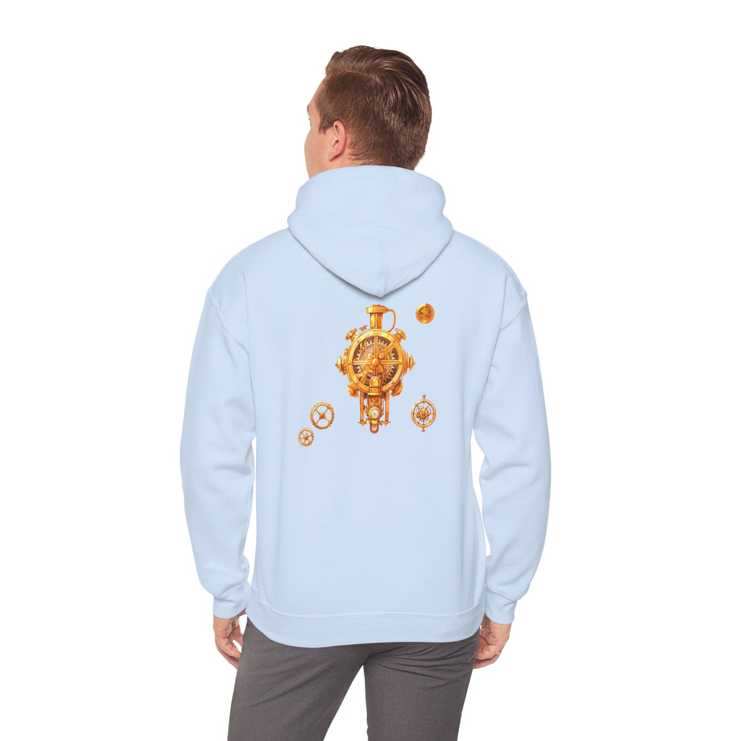 Steampunk Clocks and Gears Unisex Heavy Blend™ Hooded Sweatshirt