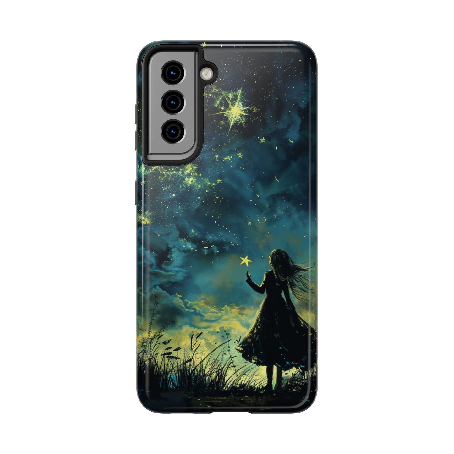 iPhone Android Wishing Star Girl Phone Case