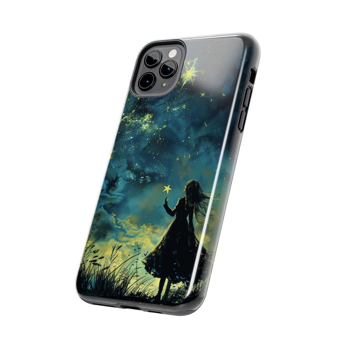 iPhone Android Wishing Star Girl Phone Case