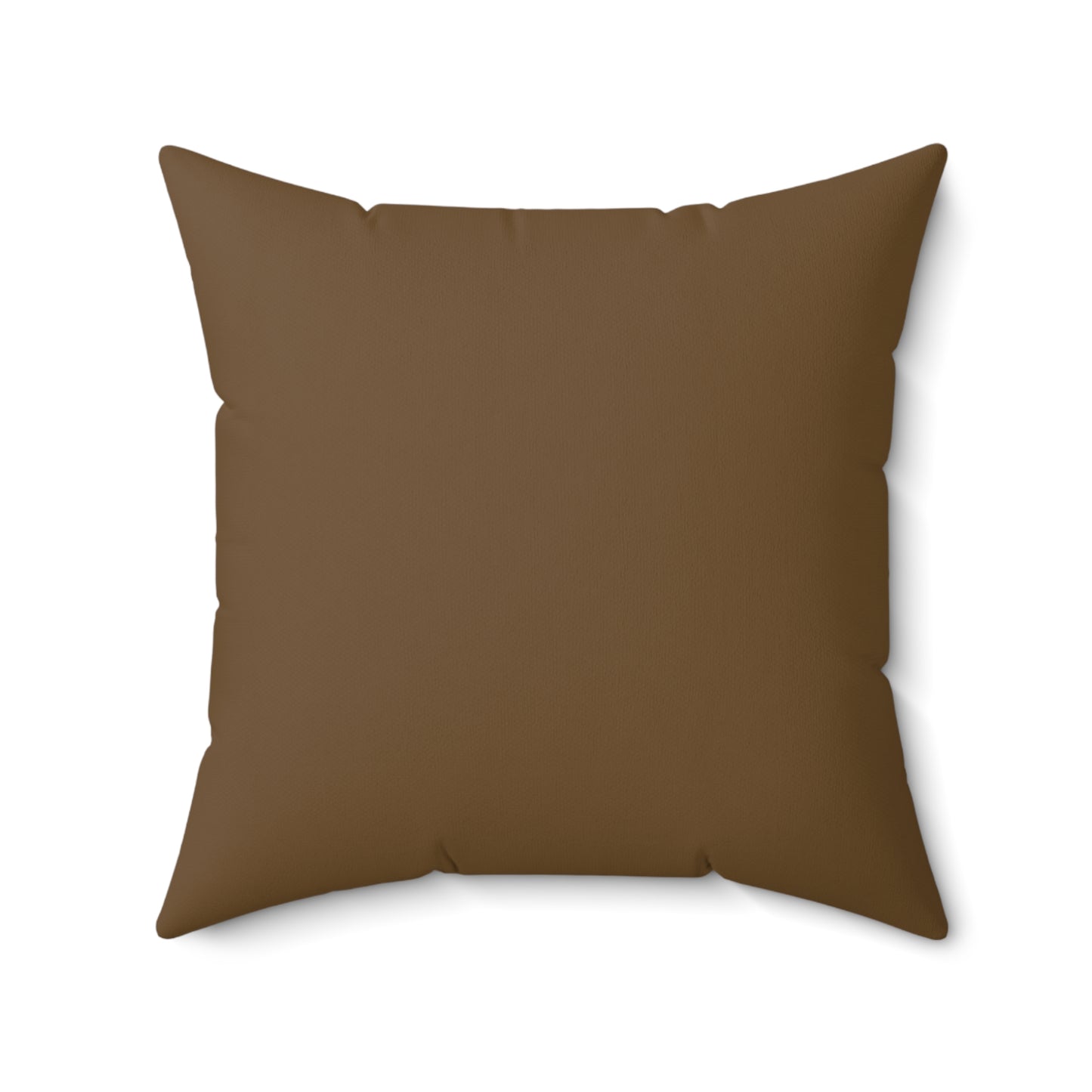 Charming Turkey With Chicks and Sunflowers Spun Polyester Square Pillow