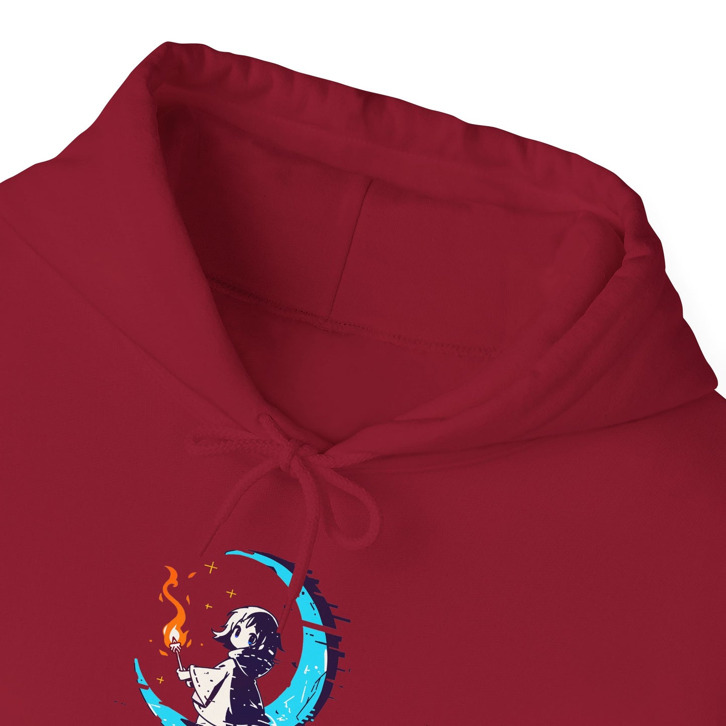 Fantasy Moon Girl Torchbearer Unisex Heavy Blend™ Hooded Sweatshirt