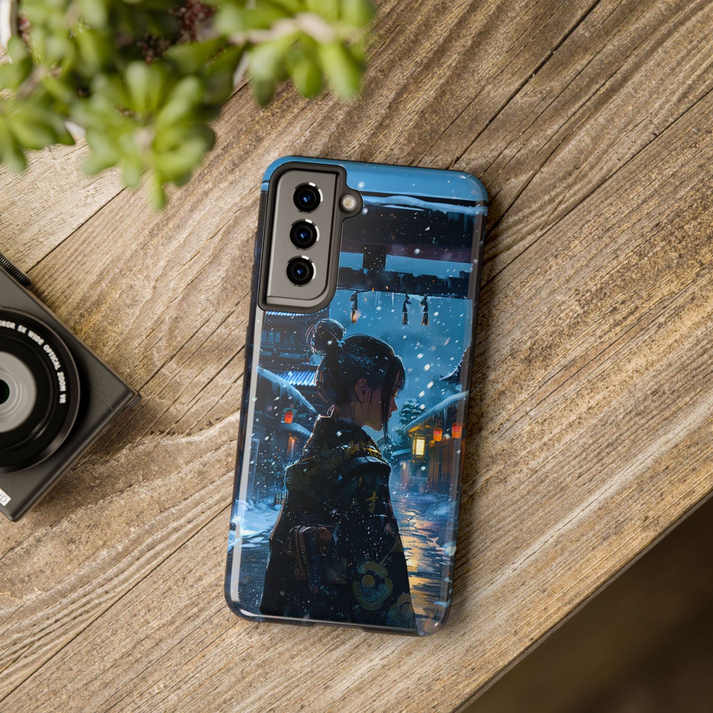 Snowy Japanese Village Tough Phone Case iPhone Android
