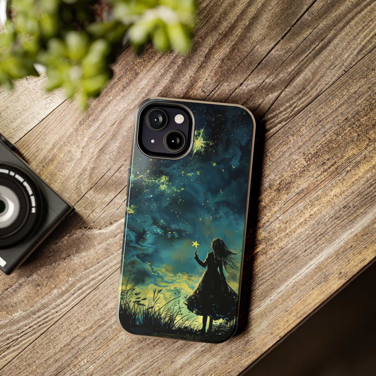 iPhone Android Wishing Star Girl Phone Case