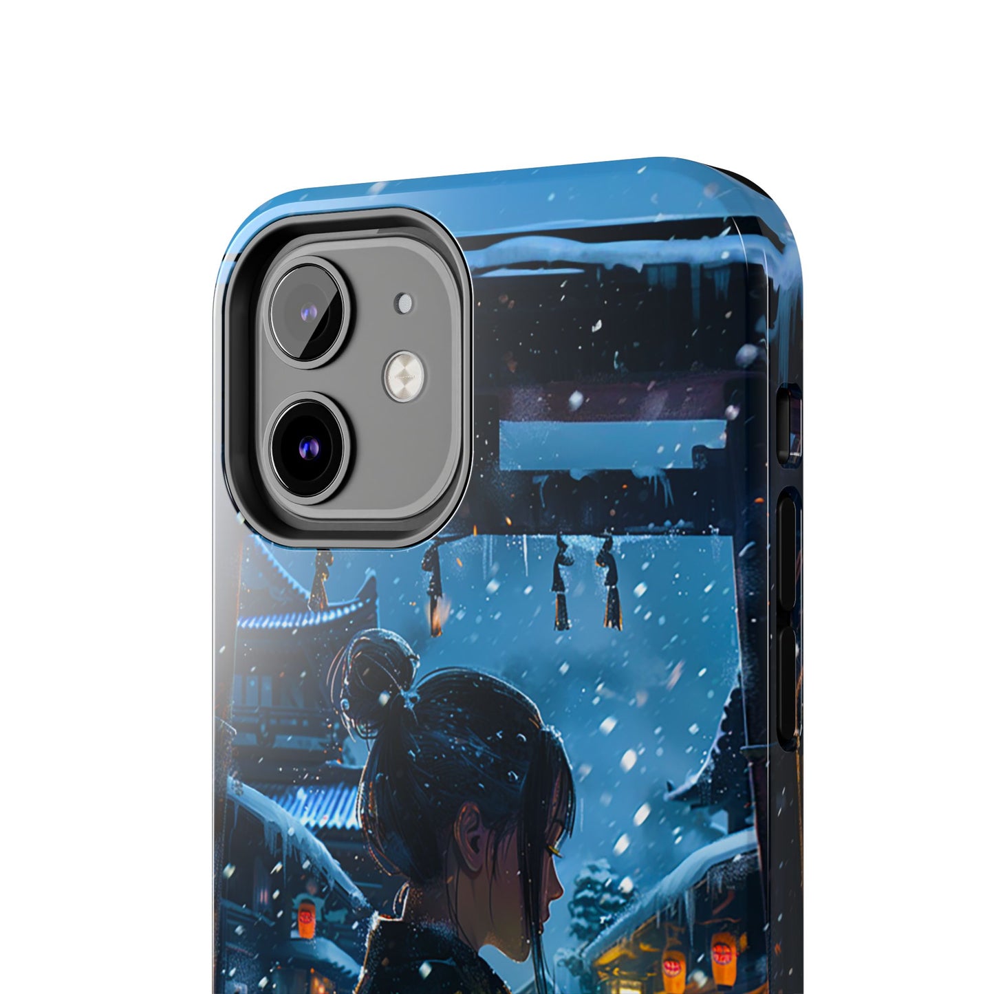 Snowy Japanese Village Tough Phone Case iPhone Android