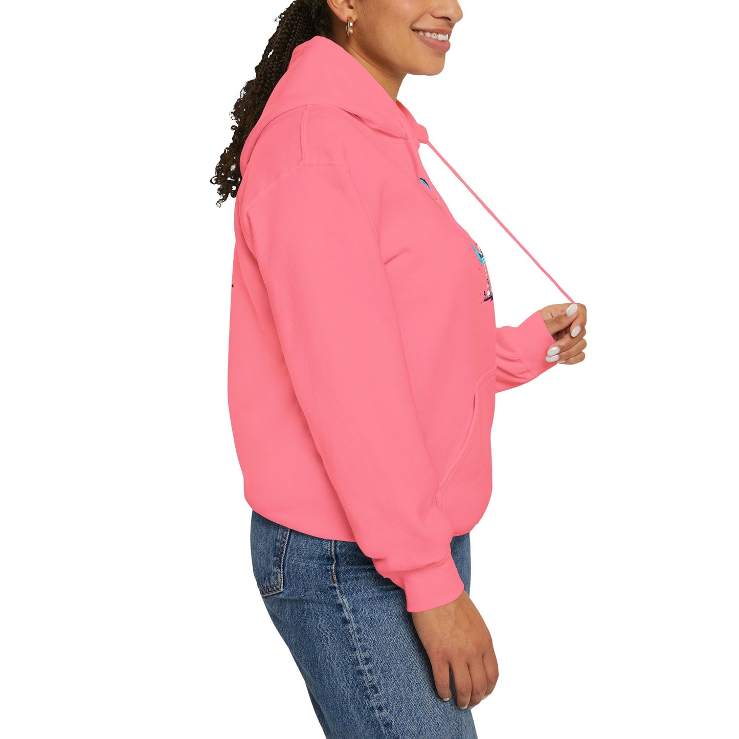 Fantasy Moon Girl Torchbearer Unisex Heavy Blend™ Hooded Sweatshirt