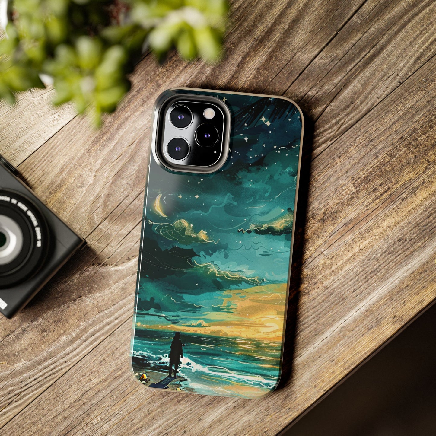 iPhone Android Faraway Warm Tropical Beach Phone Case