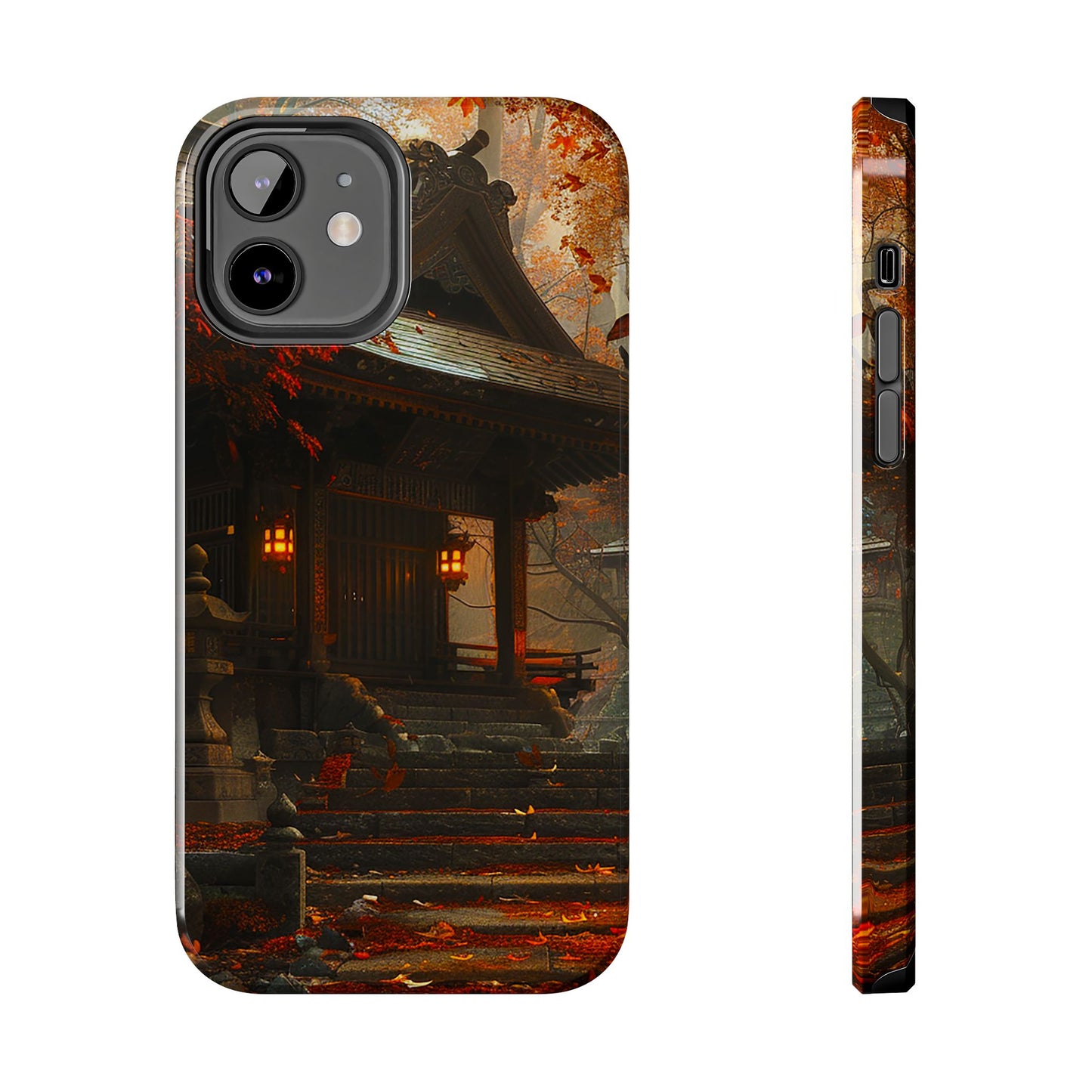 Japanese Autumn Shinto Shrine Tough Phone Case