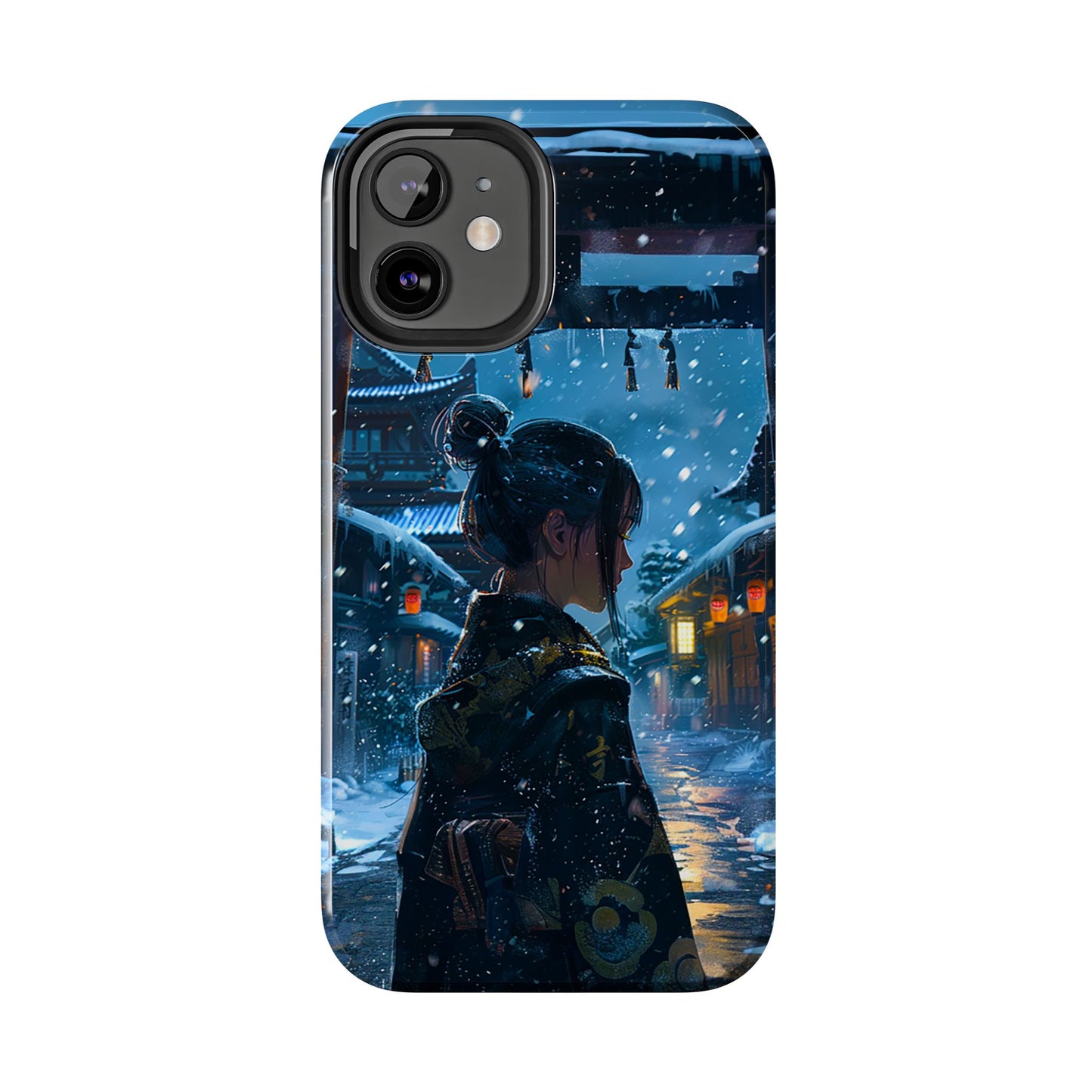 Snowy Japanese Village Tough Phone Case iPhone Android