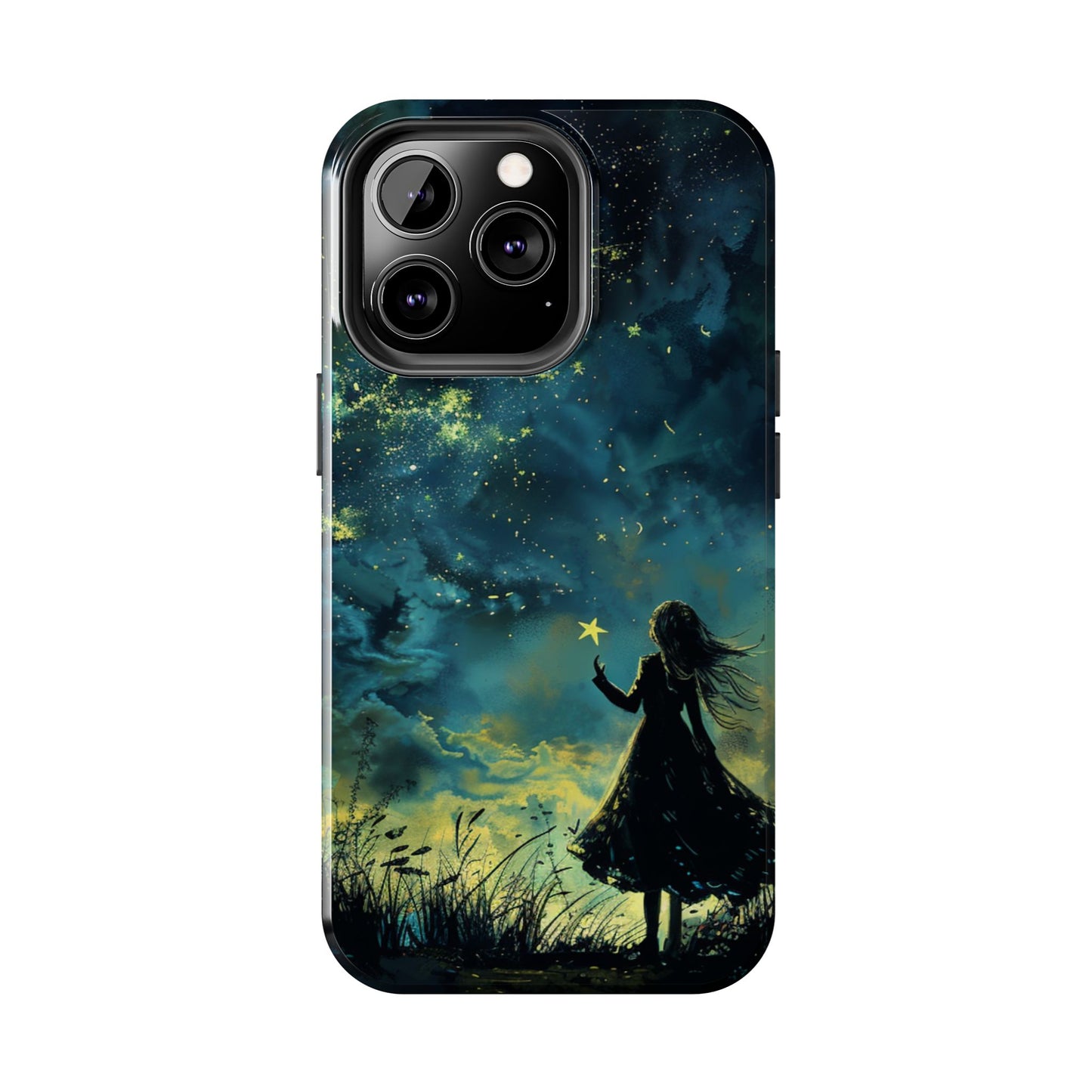 iPhone Android Wishing Star Girl Phone Case