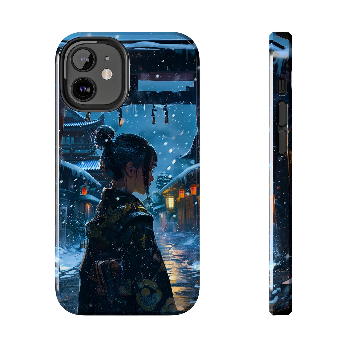 Snowy Japanese Village Tough Phone Case iPhone Android