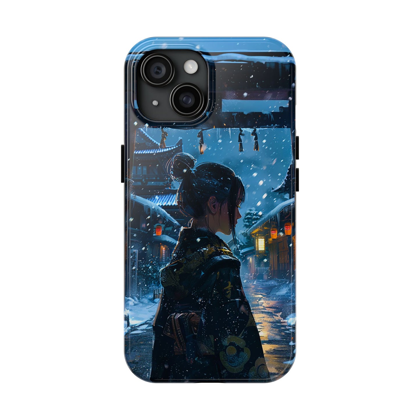 Snowy Japanese Village Tough Phone Case iPhone Android