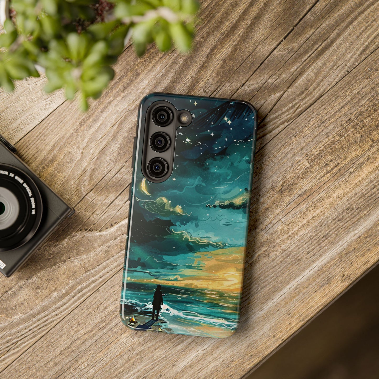 iPhone Android Faraway Warm Tropical Beach Phone Case