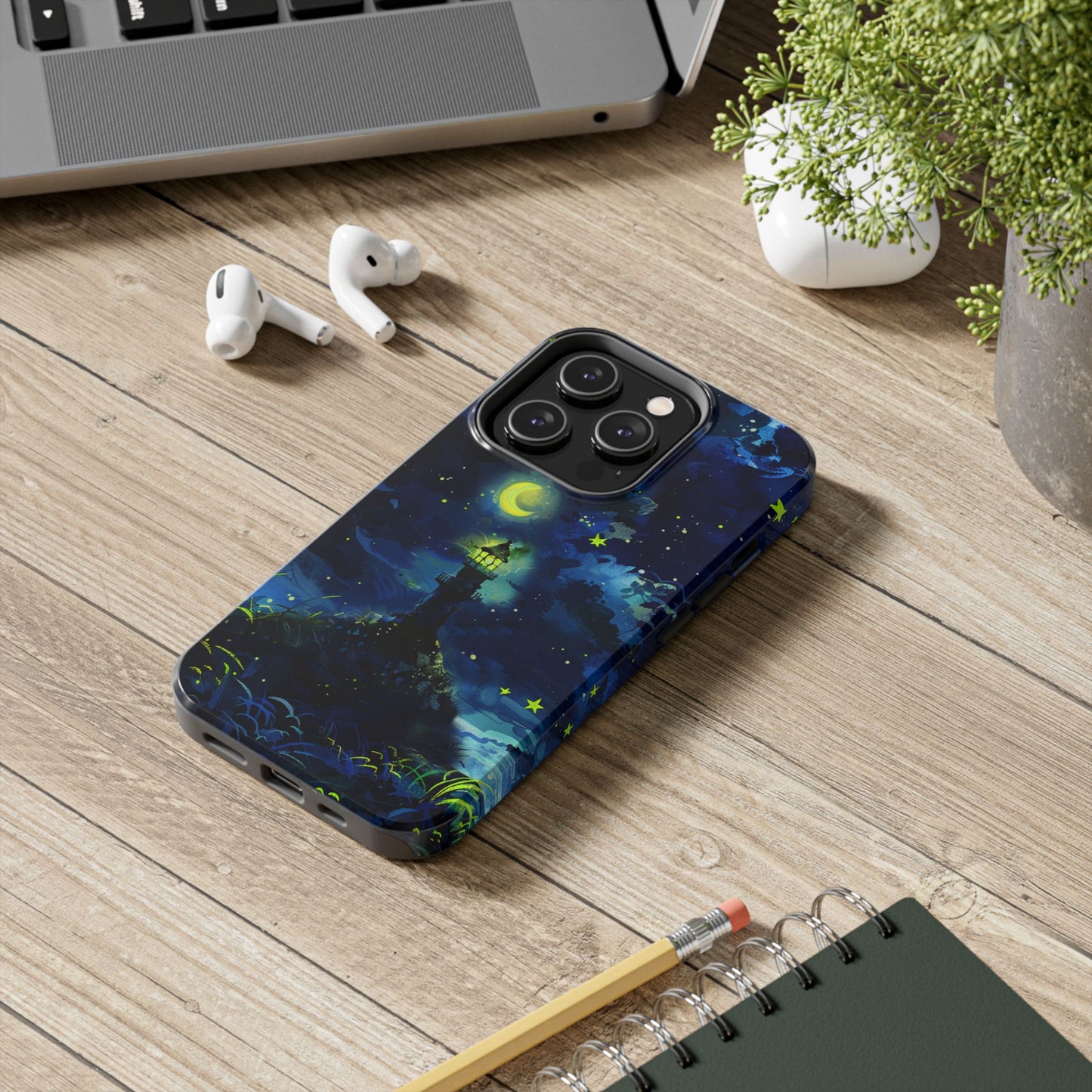 iPhone Android Moonlight Lighthouse Phone Case