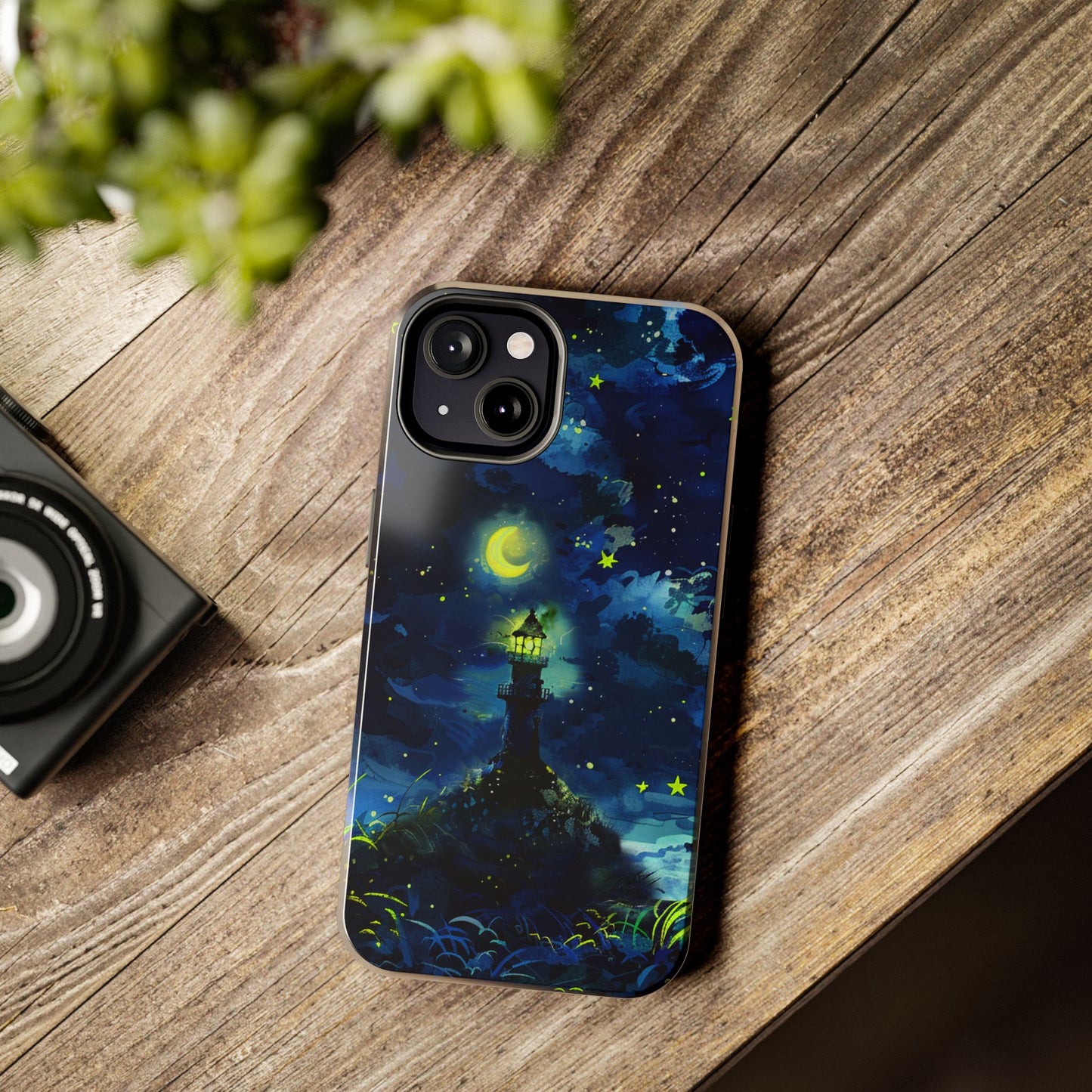 iPhone Android Moonlight Lighthouse Phone Case